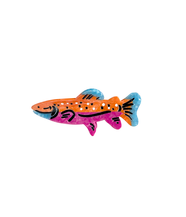 Trout Hair Claw Clip