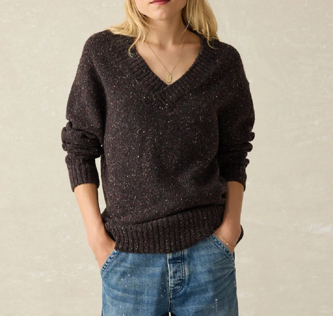 Womens Driftwood Donegal Sweater