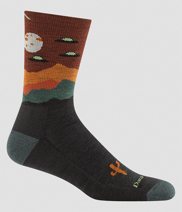 Mens Spaced Out Micro Crew Lightweight With Cushion