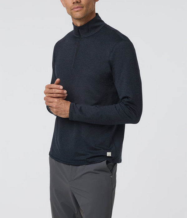 Mens Ponto 1/2 Zip Mock Neck