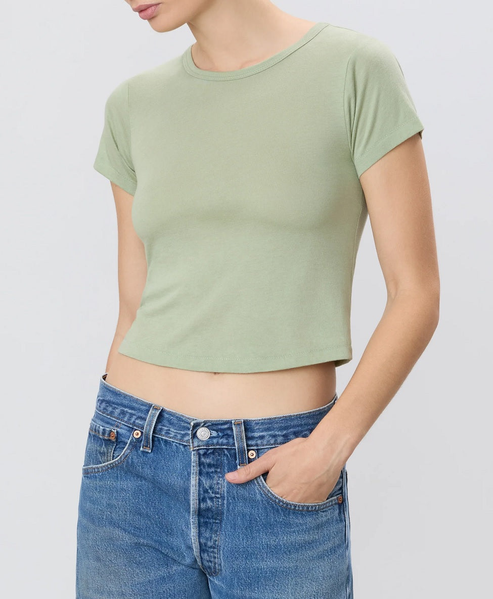 Womens Short Sleeve Baby Tee