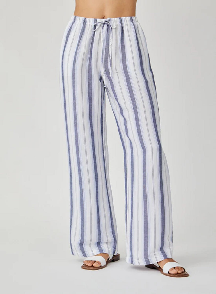 Womens Easy Wide Leg in Coastal Ombre Stripe