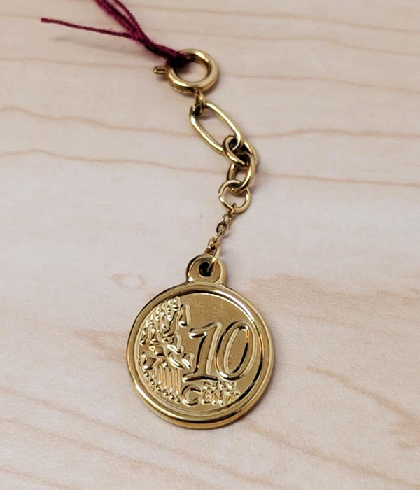 Womens Blue Marina Bikini Charm