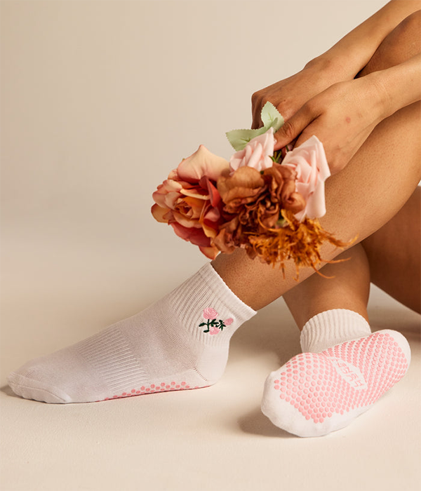 Womens The Harlow Sock in Little Roses