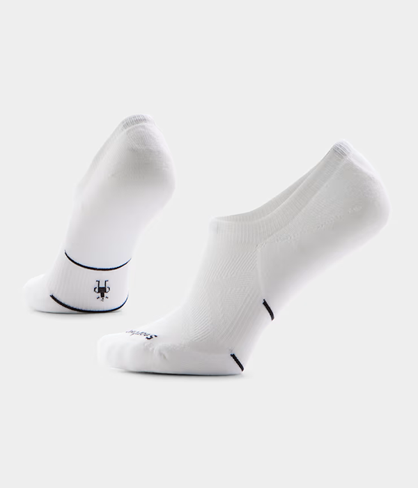 Womens Run Targeted Cushion No Show Socks