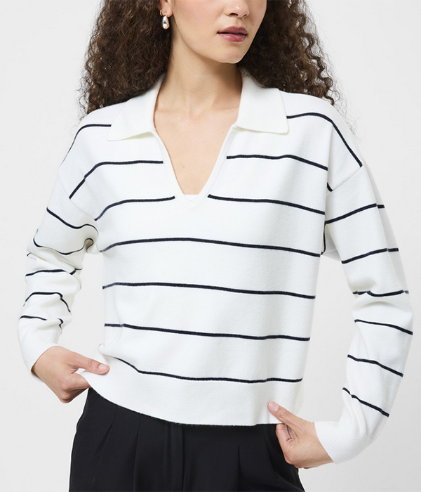 Womens Sloane Knit Stripe Pullover