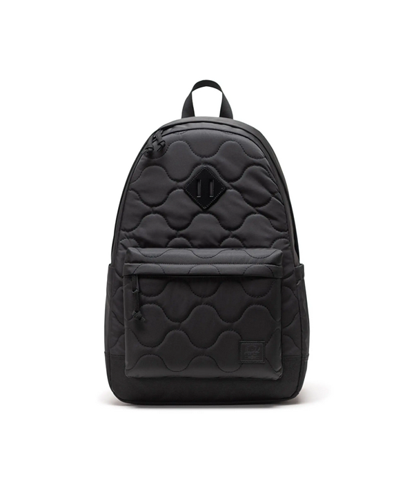 Herschel Heritage Quilted Capsule Backpack in Black