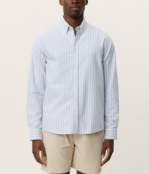 Mens Konrad Striped Oxford Shirt