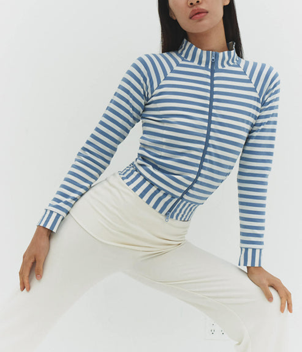 Womens Fitted Zip Up Jacket