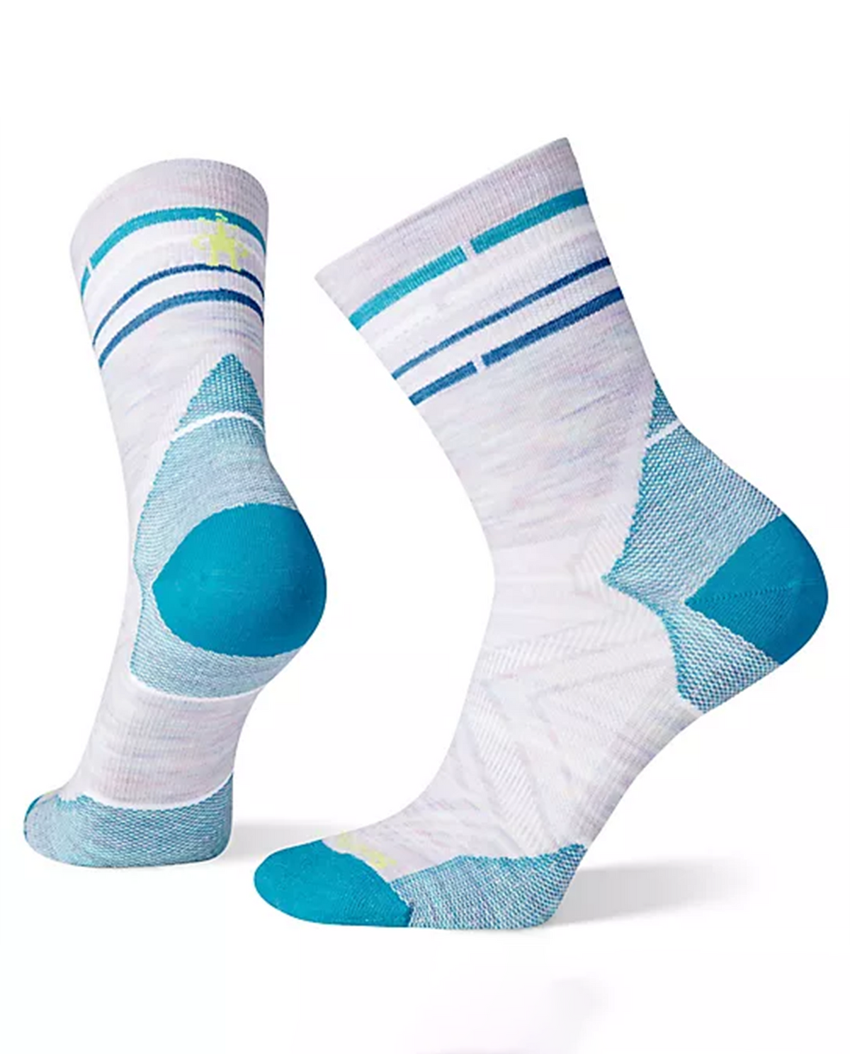 Womens Run Zero Cushion Mid Crew Socks