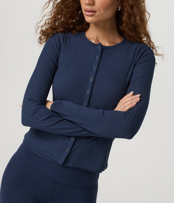 Womens L/S Pose Twin Cardigan