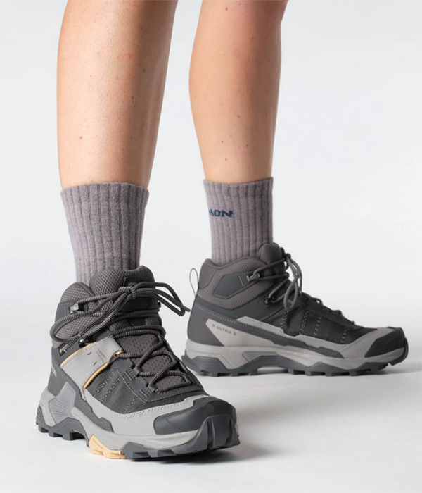 Womens X ULTRA 5 MID GTX W in Nine Iron / Gull / Soft Clay