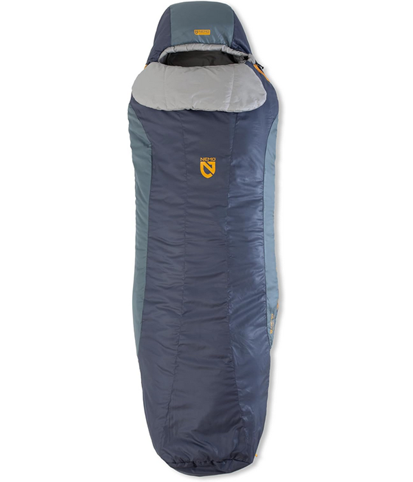 Tempo Men's Synthetic Sleeping Bag 20 Degree REGULAR in Odyssey Gray - Titanium