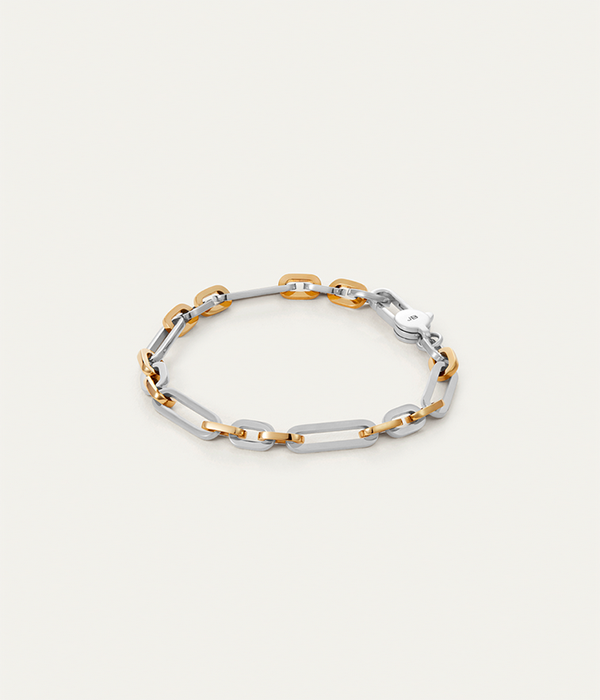 Womens Mercer Bracelet in Two-Tone - Size M