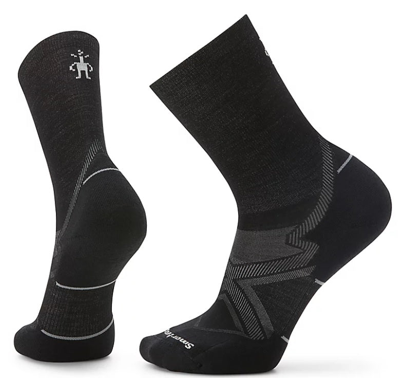 Mens Run Cold Weather Targeted Cushion Crew Socks