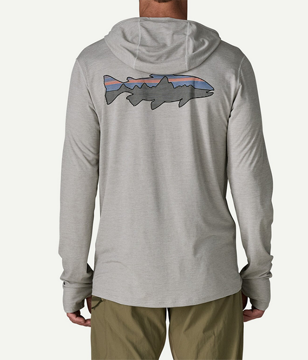 Mens Cap Cool Sun Hoody - Fitz Roy Trout