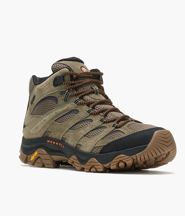 Mens MOAB 3 MID WP in Olive / Gum