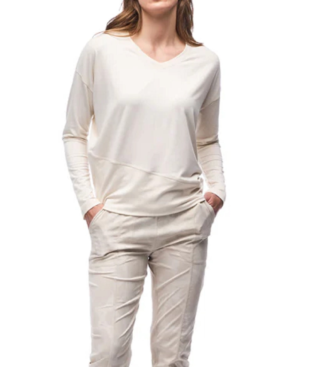 Womens Veloz Long Sleeve V-Neck