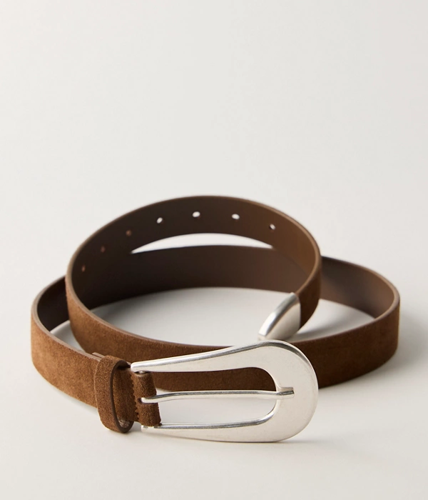 Womens Cannon Suede Belt