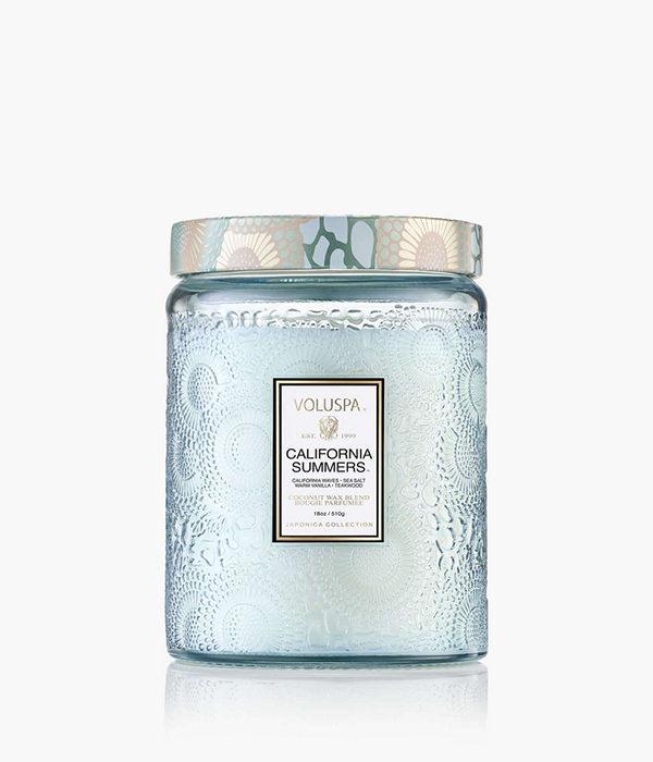 Large Glass Jar Candle 100hr/18oz