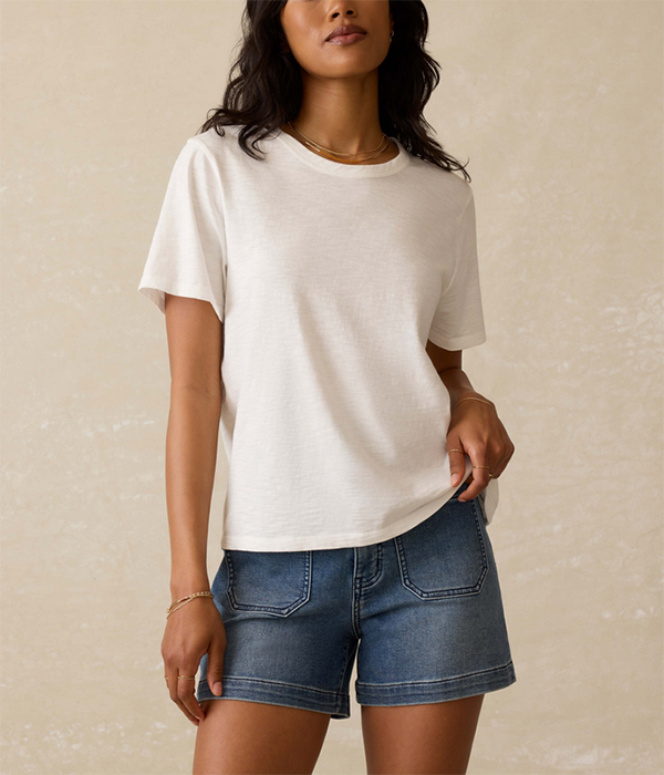 Womens Sunwashed Essential Tee