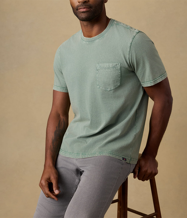 Mens SS Recycled Cotton Tee