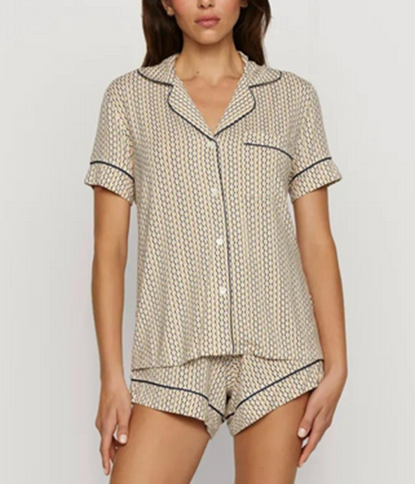 Womens Gisele Printed RLX Short PJ Set