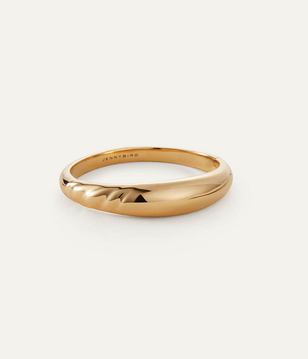 Womens Nelle Bangle in High Polish Gold