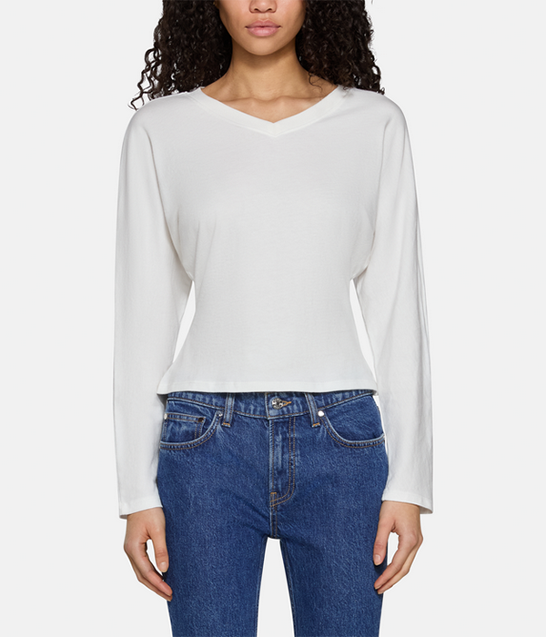 Womens Acacia V Neck Long Sleeve
