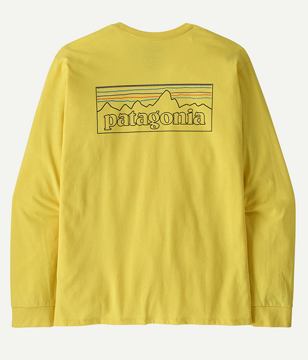 PATAGONIA Mens Long Sleeve P-6 Logo Responsibili-Tee