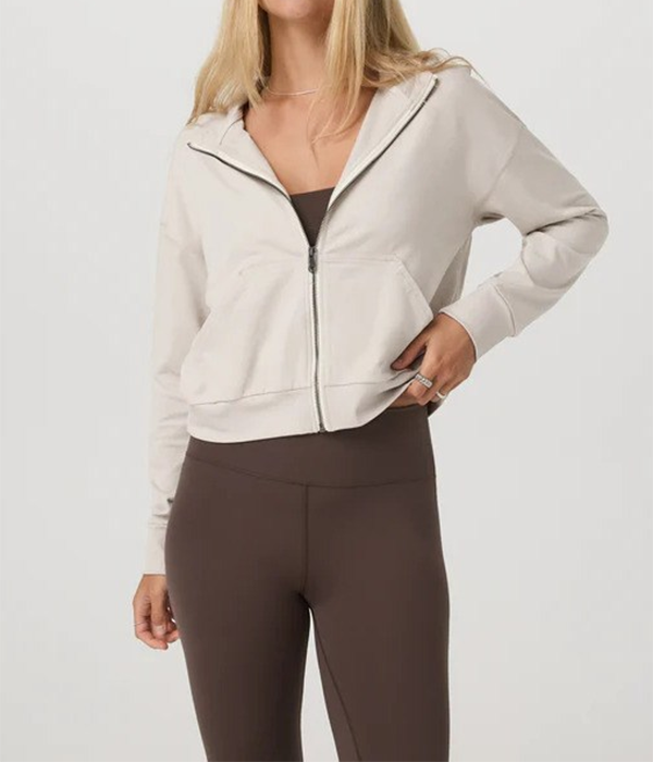 Womens Halo Modern Full Zip Hoodie