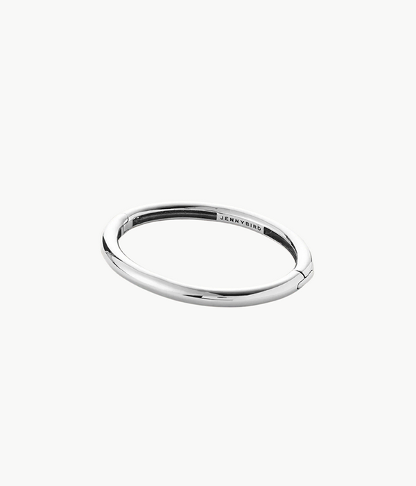 Womens Gia Bangle in Rhodium F25