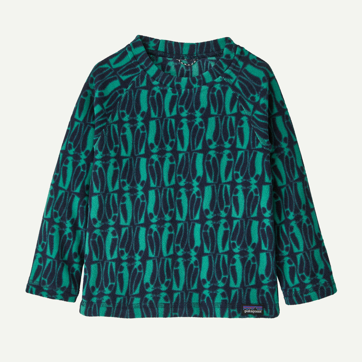 Patagonia Baby Micro D Crew F26 - GPSO_Geo Penguin: Solo Teal