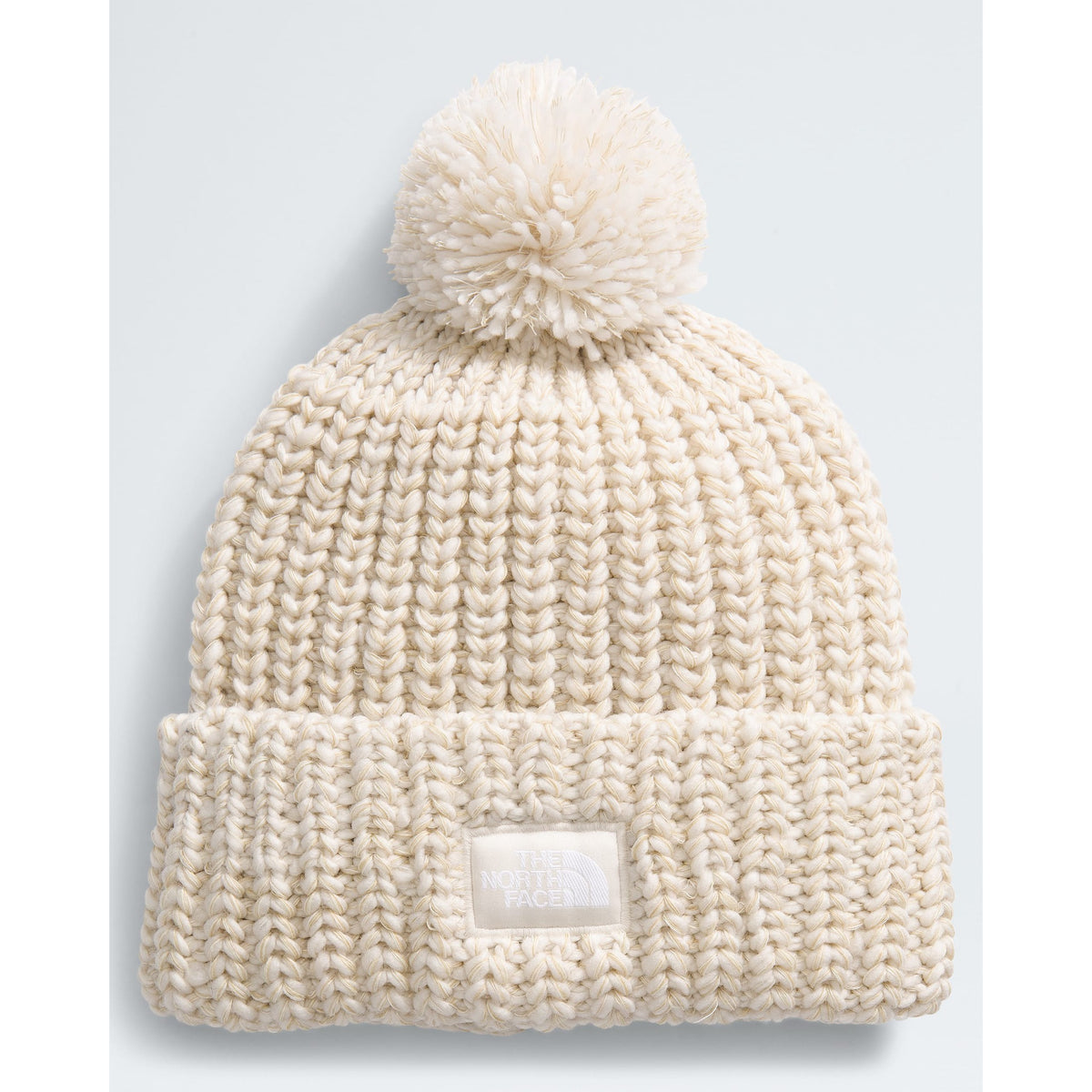 The North Face Cozy Chunky Cabin Beanie - 86I_Gardenia White/Gravel/Khaki Stone/Gardenia White