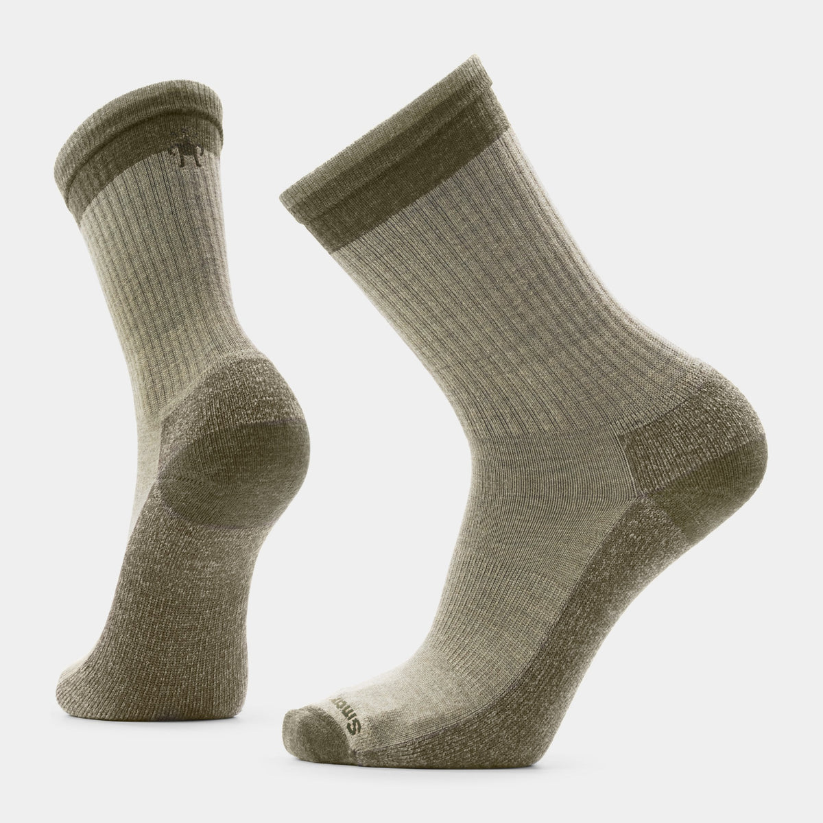 Smartwool Everyday Rollinsville Crew Socks - Taupe-Winter Moss