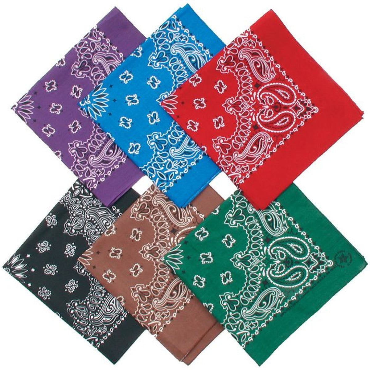 Carolina Bandana Fashion Bandana Dark-Dark Assorted