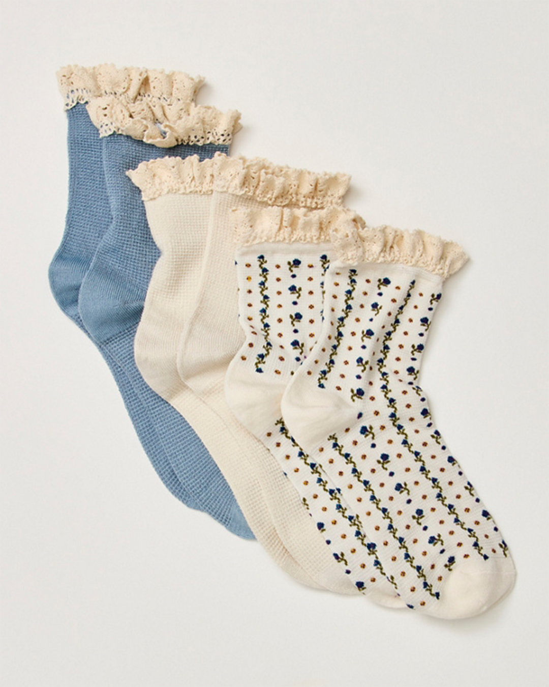 Womens Ruffle Sock Pack