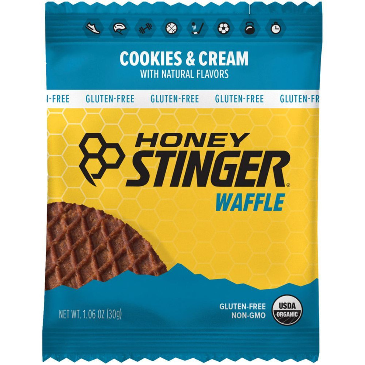 Honey Stinger Gluten Free Waffle Cookies and Cream-Not Available