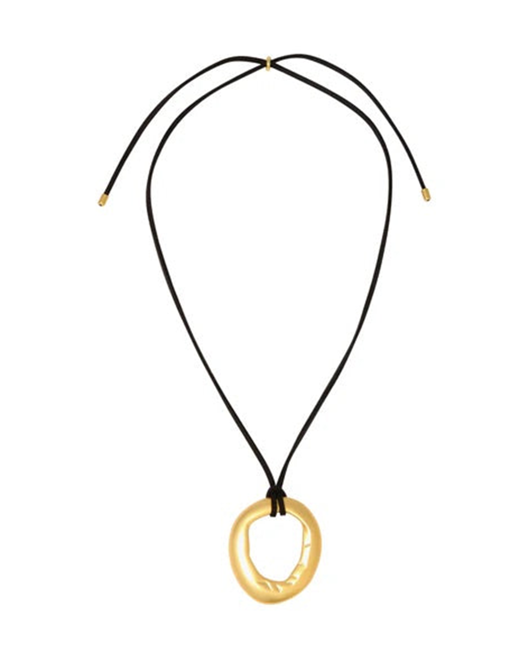 Womens Black Mini Necklace