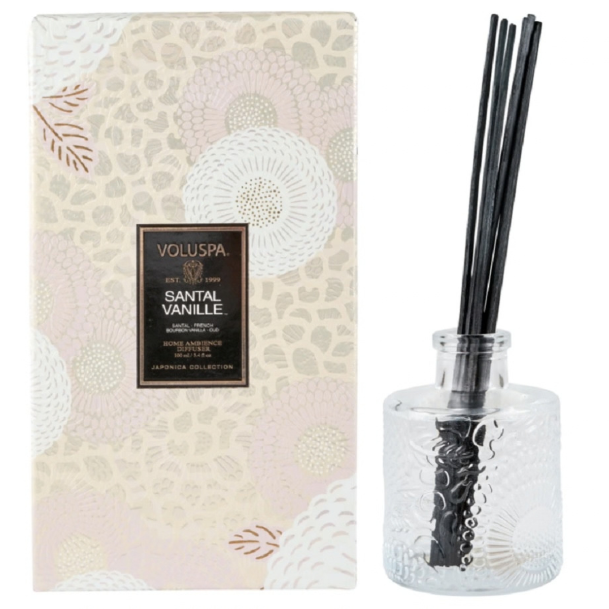 Voluspa Home Ambiance Diffuser 3.4oz- Santal Vanille