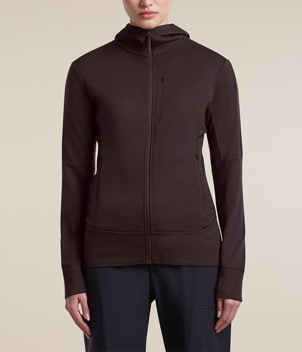 Womens Merino 260 Quantum LS Zip Hoodie