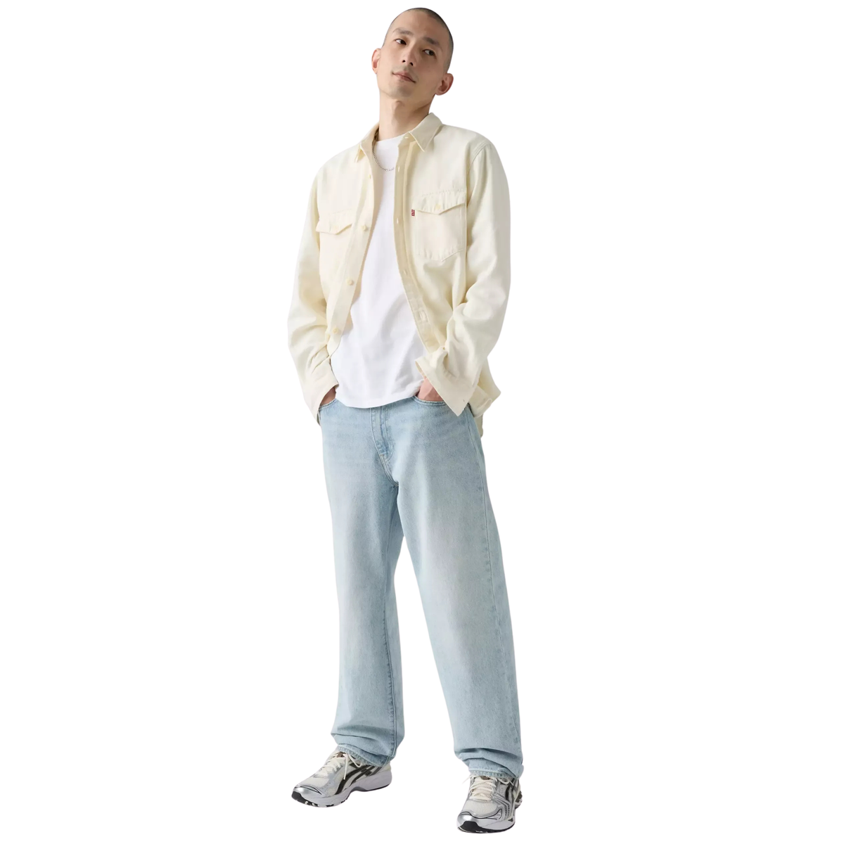 Levis Premium Mens 568 Loose Straight - Baby Blue Essentials