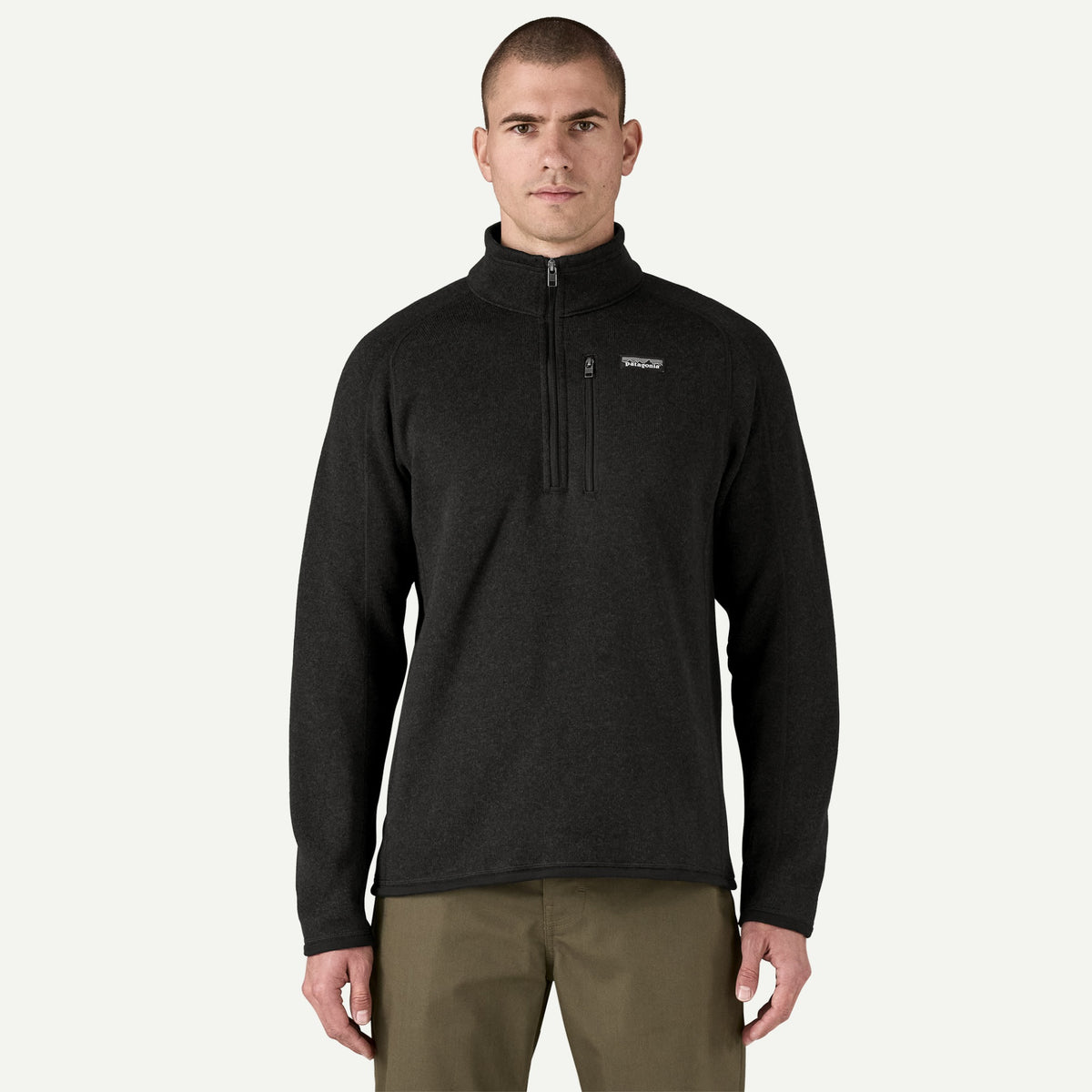 Patagonia Mens Better Sweater 1/4 Zip-Black
