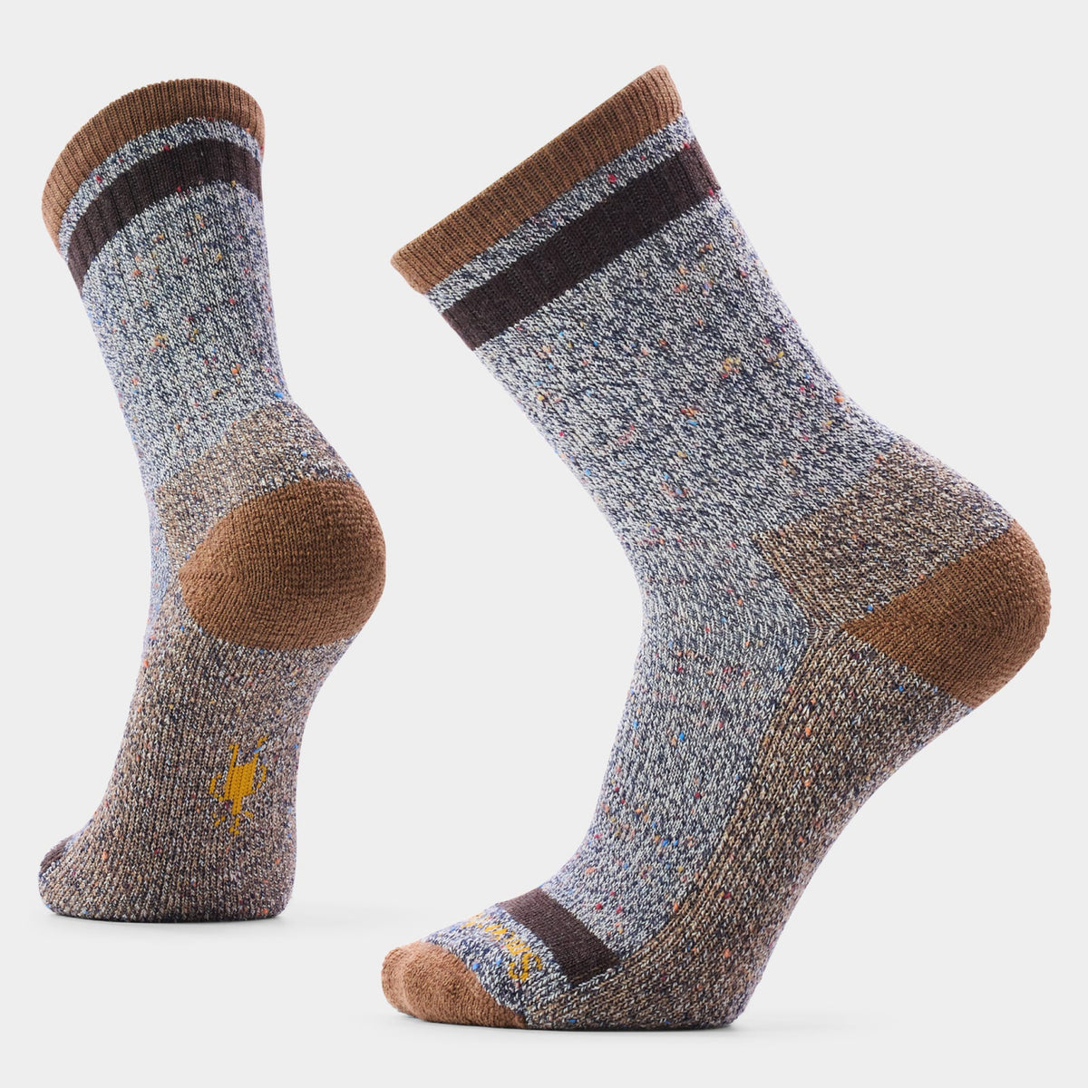 Smartwool Mens Everyday Larimer Crew Socks - Mocha