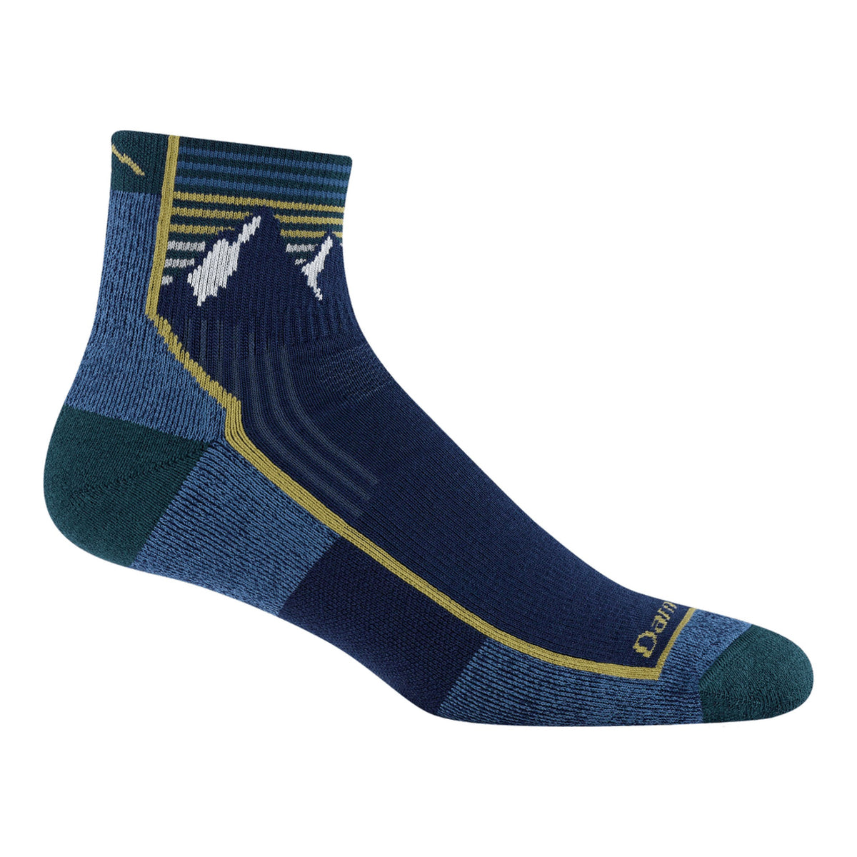 Darn Tough Vermont Mens Hiker 1/4 Sock Cushion - Mountain Lake