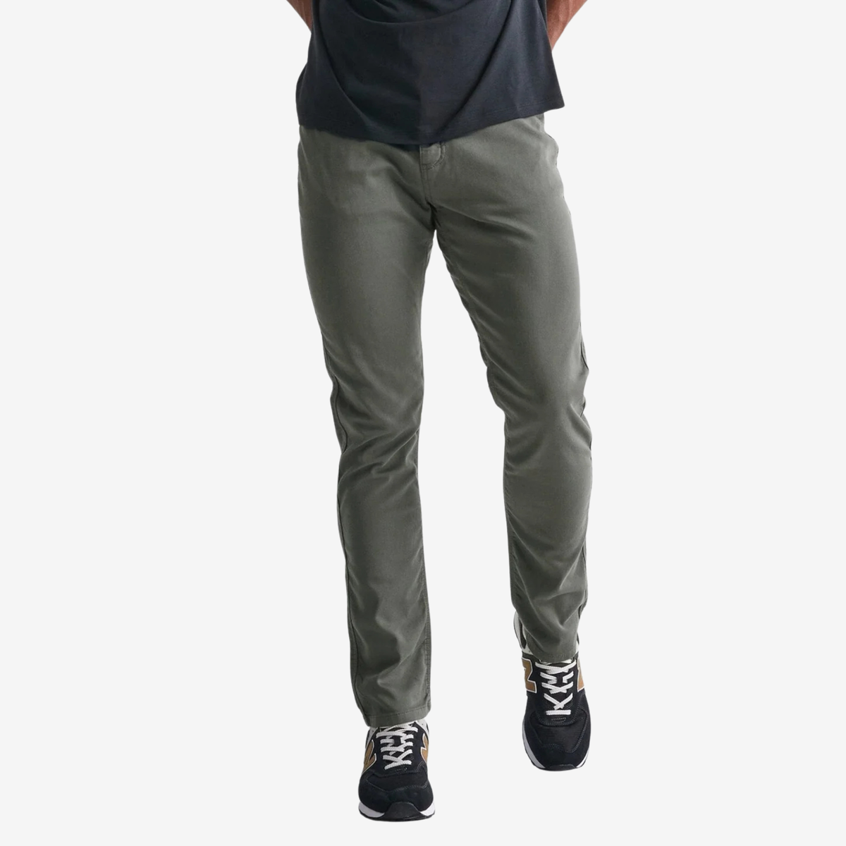 Duer Mens No Sweat Athletic Taper-Gull