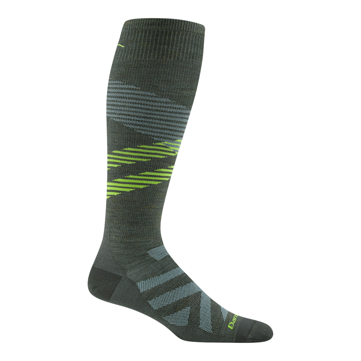 Darn Tough Vermont Mens Pennant RFL OTC Ultra-Lightweight-Forest