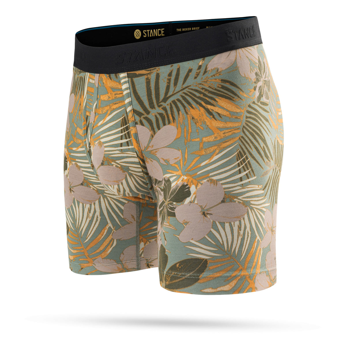 Stance Mens Poipu Boxer Brief Underwear - Green