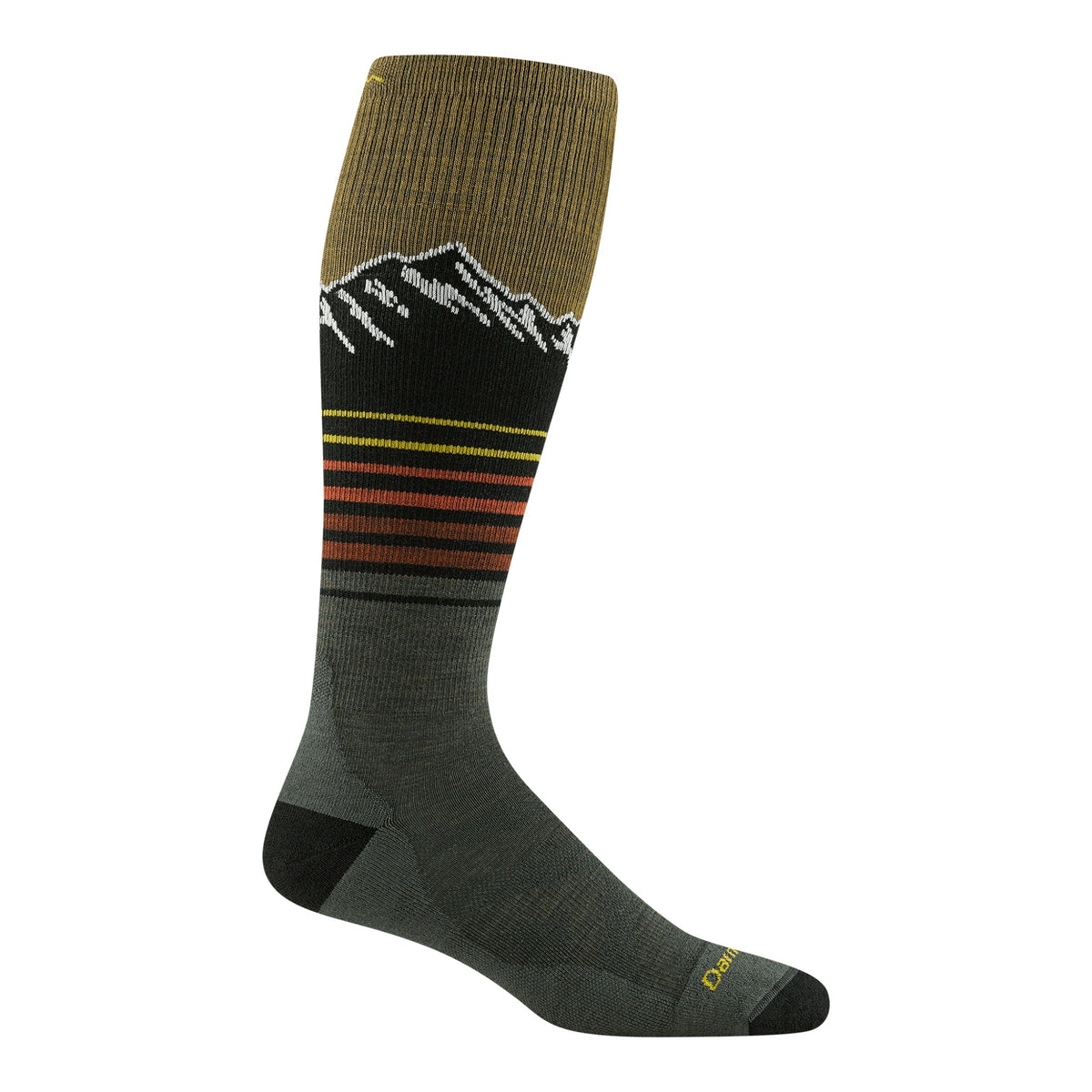 Darn Tough Vermont Mens Steep Lines Lightweight OTC Sock