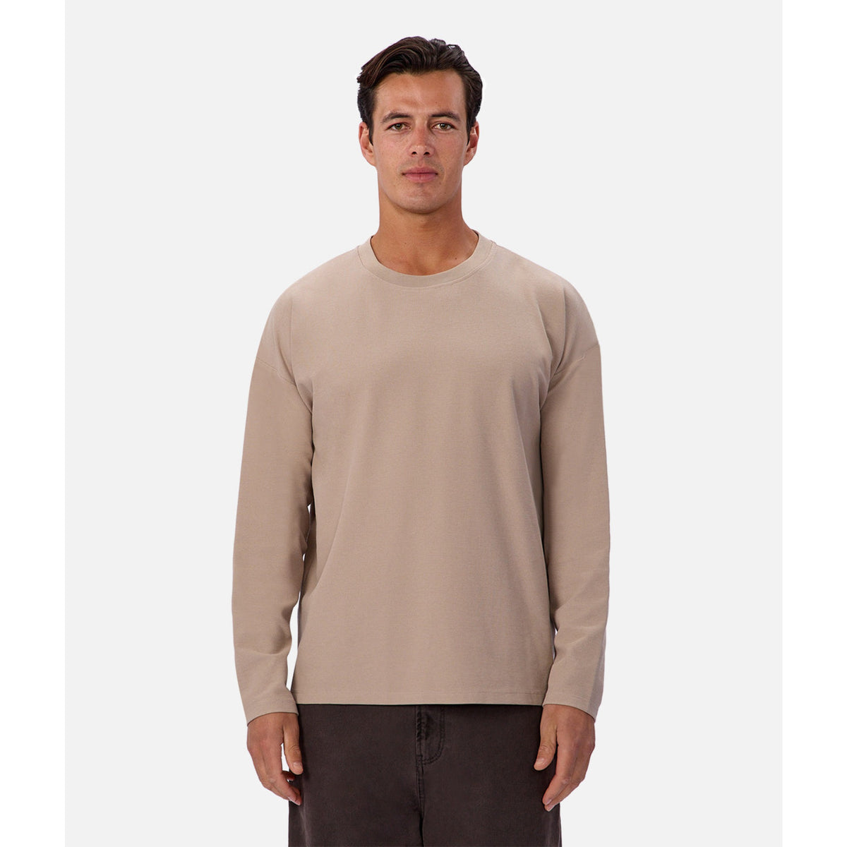 Industrie Mens The Waffle L/S Tee - Mojave